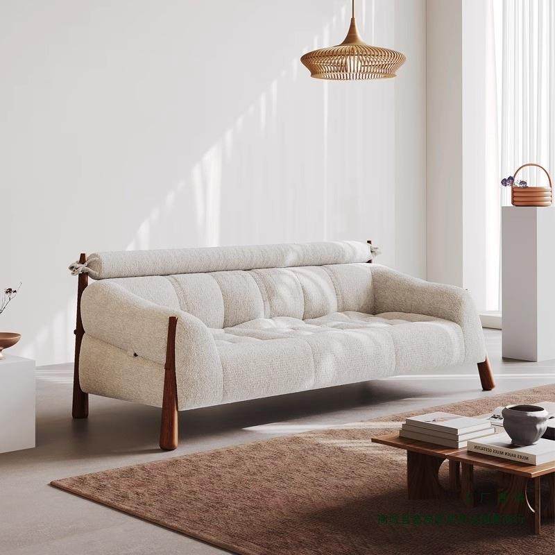 中古奶油风设计师创意实木布艺直排沙发高靠背复古白蜡木三人沙发,玩具/童车/益智/积木/模型,毛绒/玩偶/公仔/布艺类玩具,淘宝优惠券,粉丝福利购,淘宝优惠卷