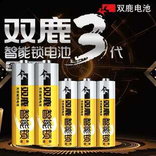 双鹿5号碱性防漏夜电子锁智能锁电池LR6AA1.5V保险柜电池