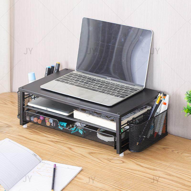 新款台式电脑增高架办公室桌面显示器加高置物架加宽散热架