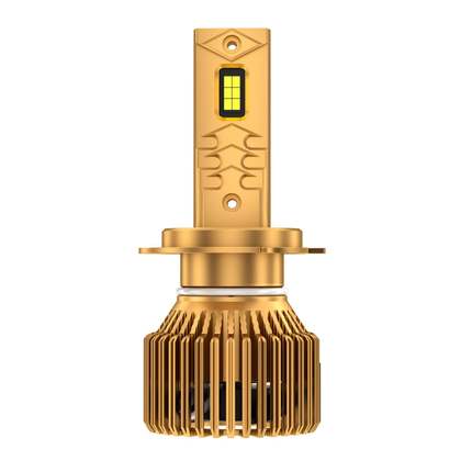 大功率65W双铜管LED汽车大灯新款高亮聚光前照灯前大灯双铜管散热