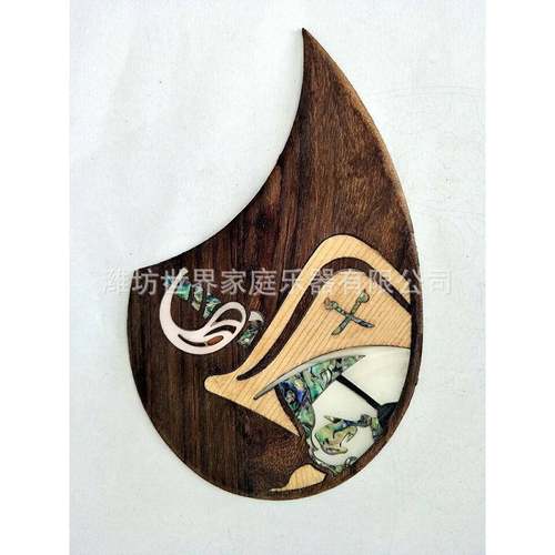 吉他护板民谣木吉他玫瑰木护板雕花镶嵌水滴马丁型40/41寸