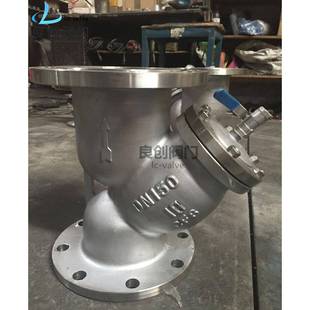 Y型过滤器316不锈钢GL41W 16法兰Y型过滤器
