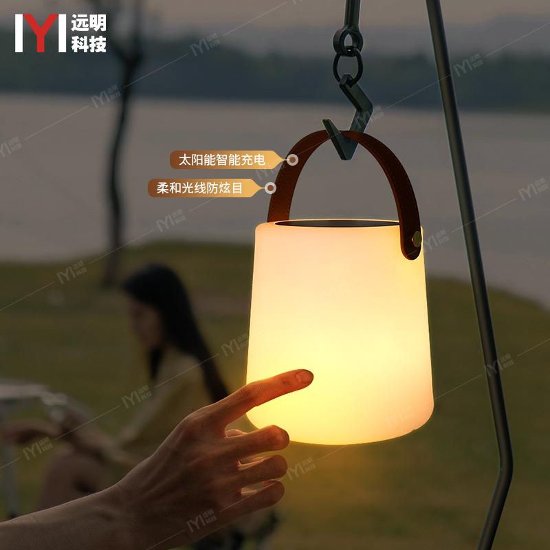 电商太阳能庭院装饰灯户外花园庭院太阳能台灯卧室护眼小夜灯