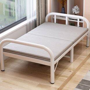 高级折叠一米宽单人床活动折叠单人床用陪护成人出租屋躺椅木板床