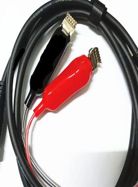 SHIMANUO禧玛喏达佤2孔电绞轮转接线电动渔轮电源线纯铜夹子线