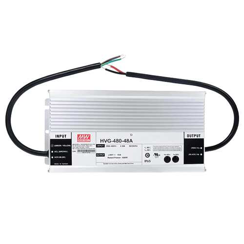 明纬电源 HVG-480-54B 380V输入开关电源防水