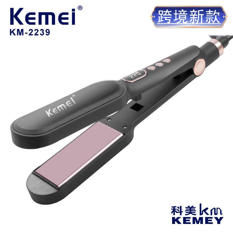 跨境KM-2239科美夹板夹发卷发两用拉直发女直板夹直发器电夹板
