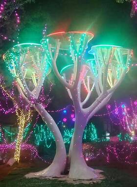 森景夜游文旅灯光设备观夏季引流雾造雾系统景QUD区梦幻雾森天空