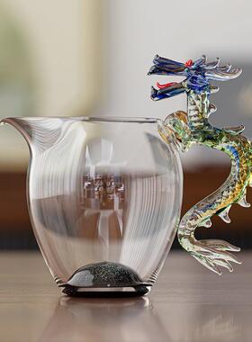 井玻世堂高颜值星空底龙把功夫茶具茶海侧把公璃道CTC杯档高分茶