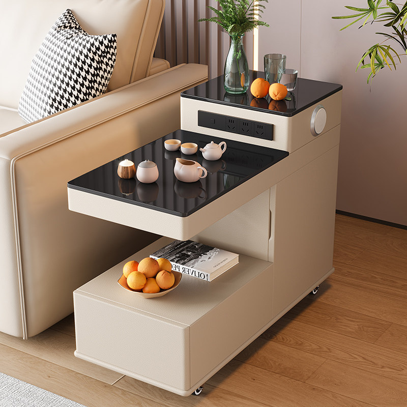 沙发边柜侧边茶水柜可移动茶几边几两用一体自动上水烧水壶煮泡茶,住宅家具,角几/边几,淘宝优惠券,粉丝福利购,淘宝优惠卷