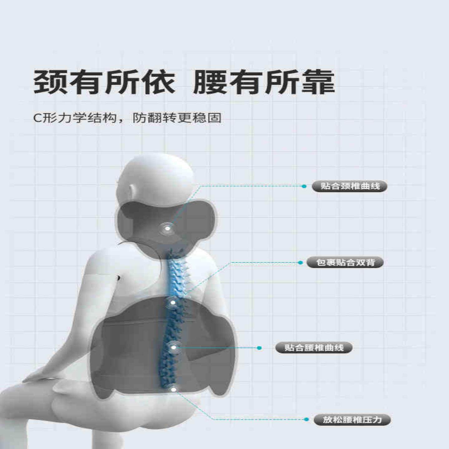 车载头枕腰靠护颈开车专用