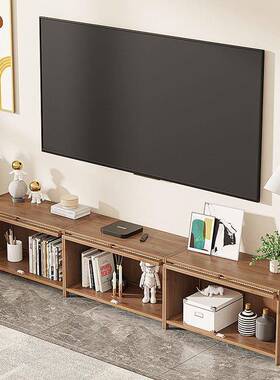 薄电现视柜小户超超窄简约代客厅组合YVB新款茶几型边柜地柜家用