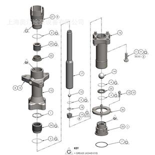 193313胶泵喉部密封备件包193314下缸体密封备件包BinksFX220