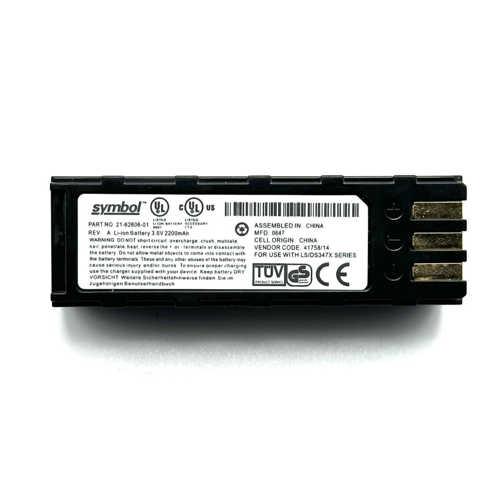 原装Symbol讯宝LS3578DS3578LS3478条码扫描枪电池21-62606-01