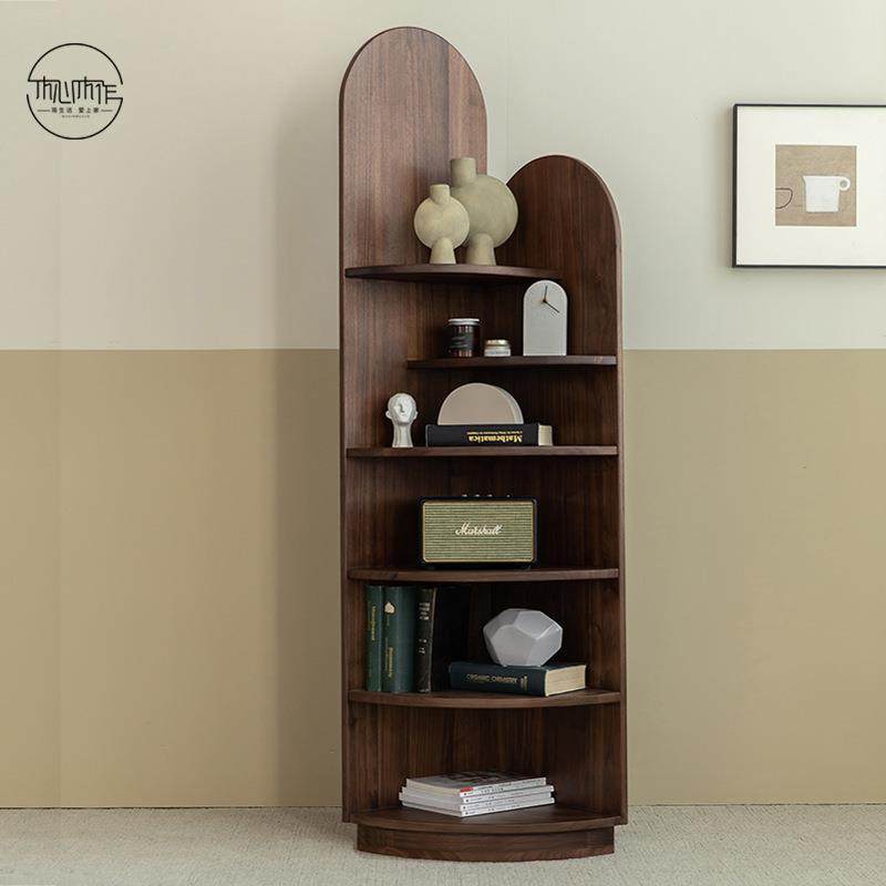 全实木黑胡桃木转角柜置物架原木樱桃木书架客厅边柜角柜,节庆用品/礼品,新娘配件,淘宝优惠券,粉丝福利购,淘宝优惠卷