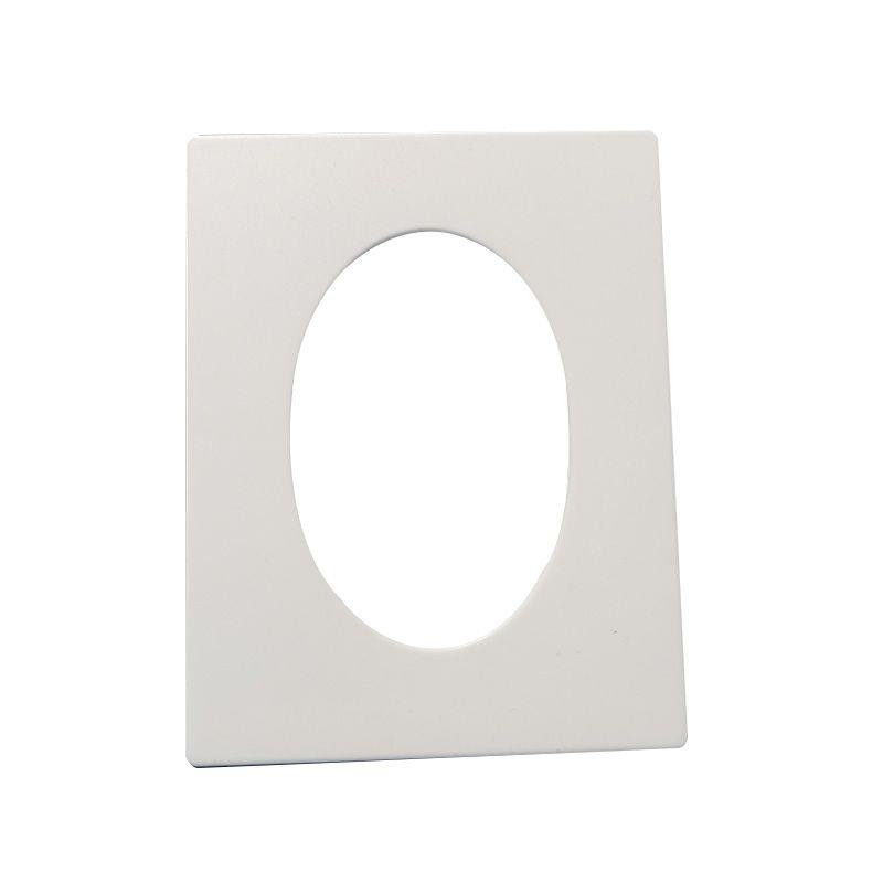 墙排装饰盖椭圆形加宽边50管墙洞斜孔遮挡盖板长方形遮丑美观面板