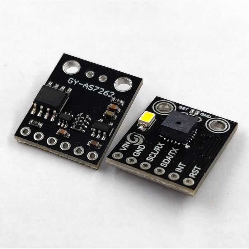 GY-AS7262 AS7263 AS7341 AS7343可见光红外颜色色彩光谱仪传感器