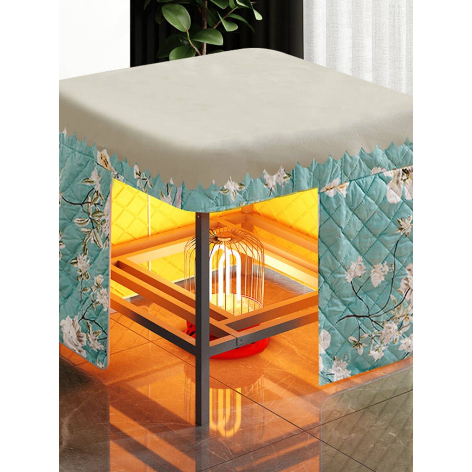 可折叠家用多功能火架方形进食学习卡桌配套