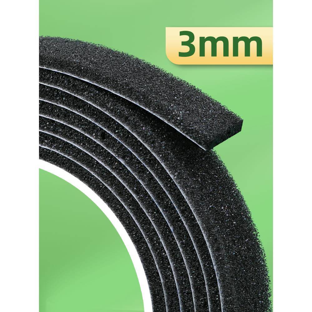 冰柜密封条自粘软海绵封闭条推拉门玻璃门隔音冰箱展示柜防尘胶条