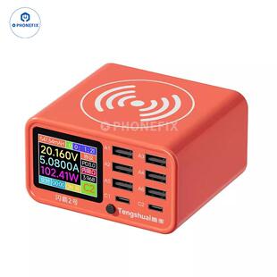 腾率闪霸2号超级快充220w充电器数字显示无线充15w支持PD/QC