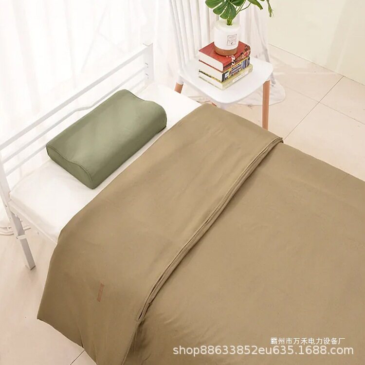 加厚保暖单人保暖被学生宿舍内务被子应急救灾简易棉花被棉被