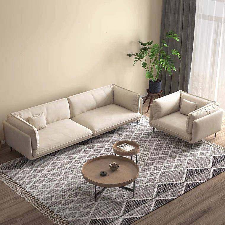 意式现代简约科技布免洗小户型三人位休闲沙发设计师服装店个性椅,电子元器件市场,其它元器件,淘宝优惠券,粉丝福利购,淘宝优惠卷