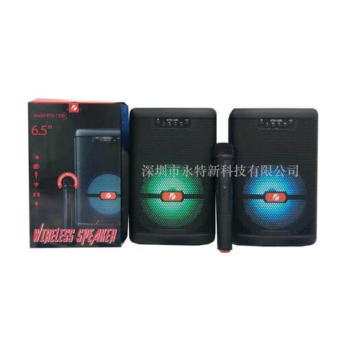 KTS工厂2021新款KTS-13306.5寸爆款带无线麦克风