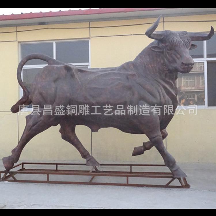 可定铜牛铜狮子动物摆件公园门口铜雕装饰摆件雕塑