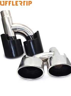 适用于适用奔驰W204C180C200C260C300改装C63AMG四出椭圆尾喉尾嘴