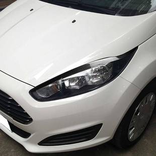 适用宝马16款 配件 福特嘉年华碳纤维远光灯大灯眼灯眉外框灯罩改装