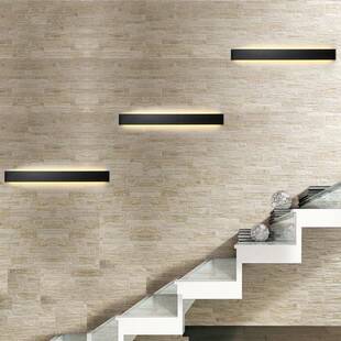 现代简约卧室床头长条墙壁灯客厅简欧阳台创意楼梯超薄LED门口灯