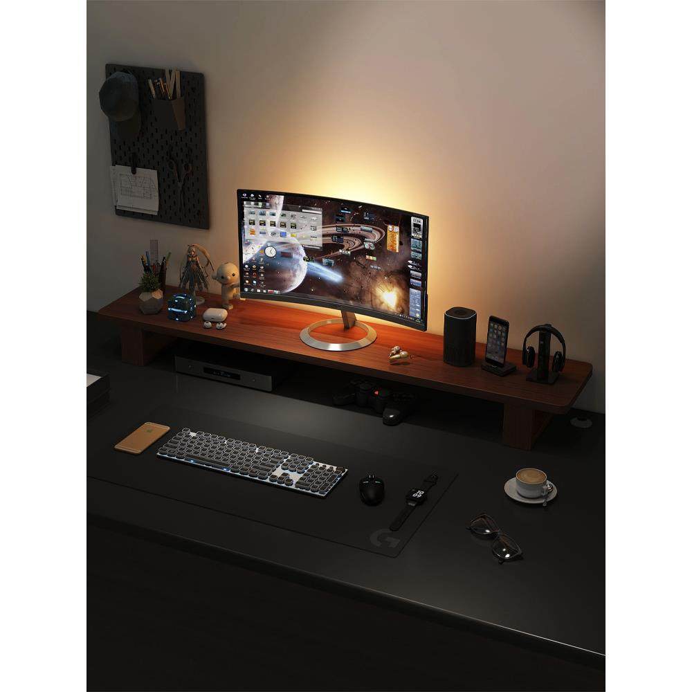 桌面增高架电脑显示器底座实木办公桌面隔板置物架收纳支撑架子,节庆用品/礼品,新娘配件,淘宝优惠券,粉丝福利购,淘宝优惠卷