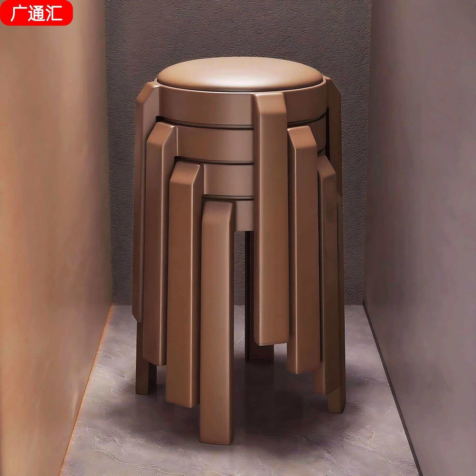 现代简约客厅餐桌椅子家用加厚可叠放软包高级舒适凳轻奢塑料凳子,农用物资,其他肥料,淘宝优惠券,粉丝福利购,淘宝优惠卷