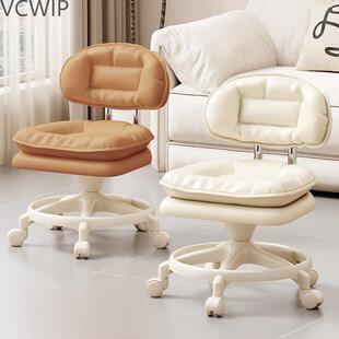 承重500斤万向轮小凳子旋转矮凳新款带娃靠背椅lyd