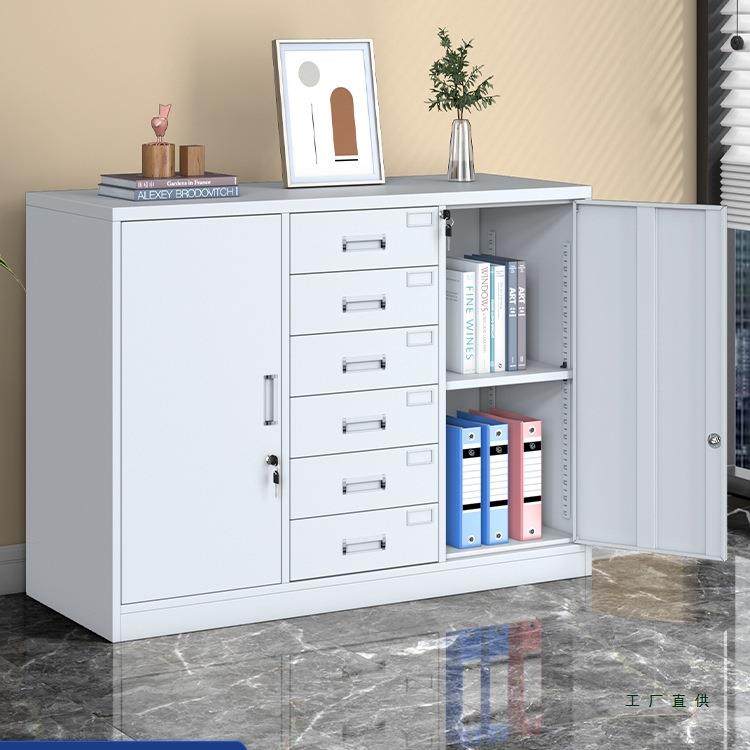 宽中六矮柜铁皮文件柜办公室资料档案柜带锁抽屉储物柜家用收纳柜,农用物资,其他肥料,淘宝优惠券,粉丝福利购,淘宝优惠卷