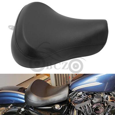 适用哈雷XL883/1200改装黑色前坐垫前坐包1983-2003年