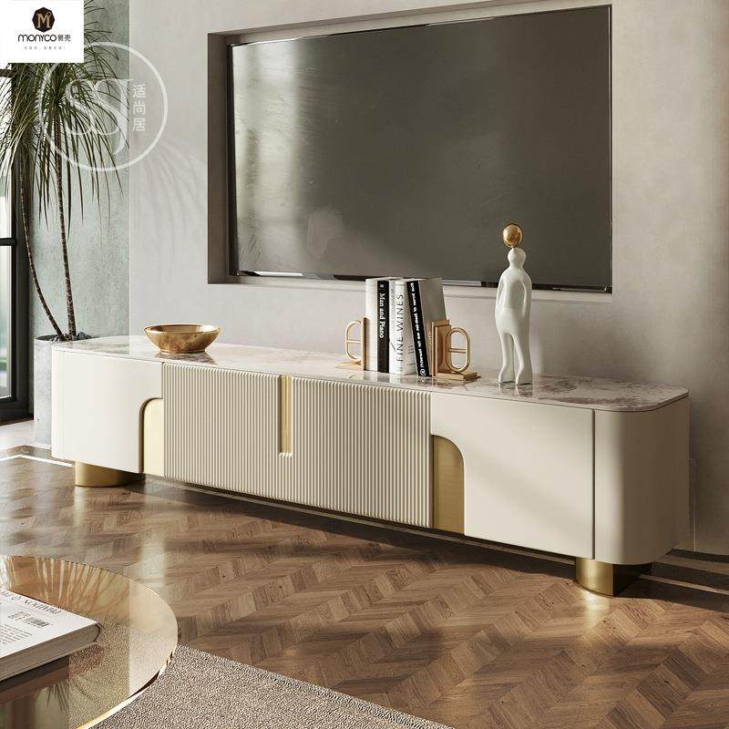 轻奢岩板电视柜茶几客厅后现代简约白色小户型不锈钢储物地柜组合,农用物资,其他肥料,淘宝优惠券,粉丝福利购,淘宝优惠卷