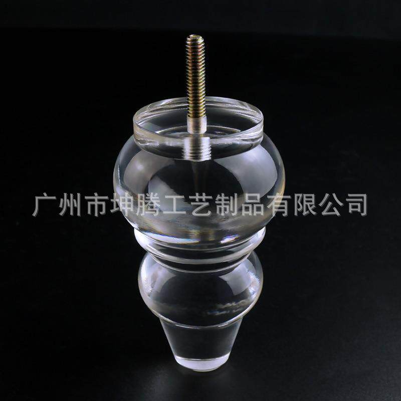 爆款亚克力柜脚水晶透明脚有机玻璃茶几脚凳子沙发脚