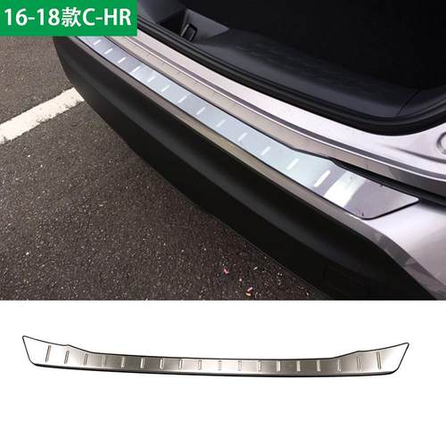 适用于丰田奕泽CHR外置后护板装饰框c-hr后箱护板外饰改装后尾箱