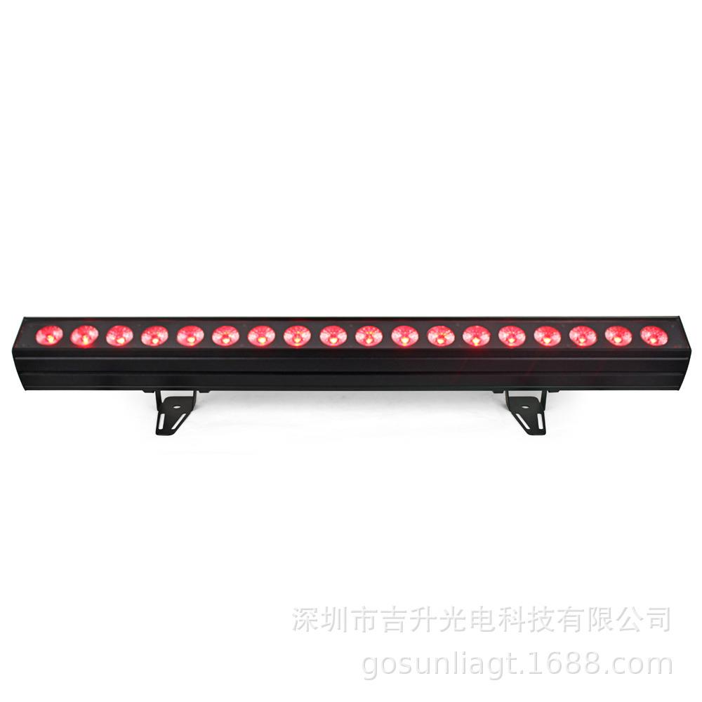 18颗10W四合一LED条形灯户外防水洗墙灯室内景观灯外墙背景灯
