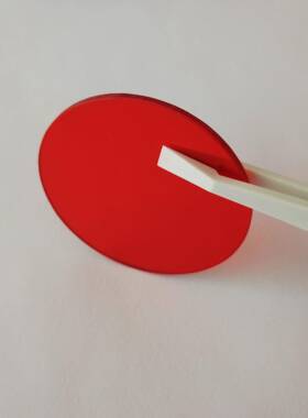 现货！580nm吸收橙红色光学玻璃CB580红外透射滤光片