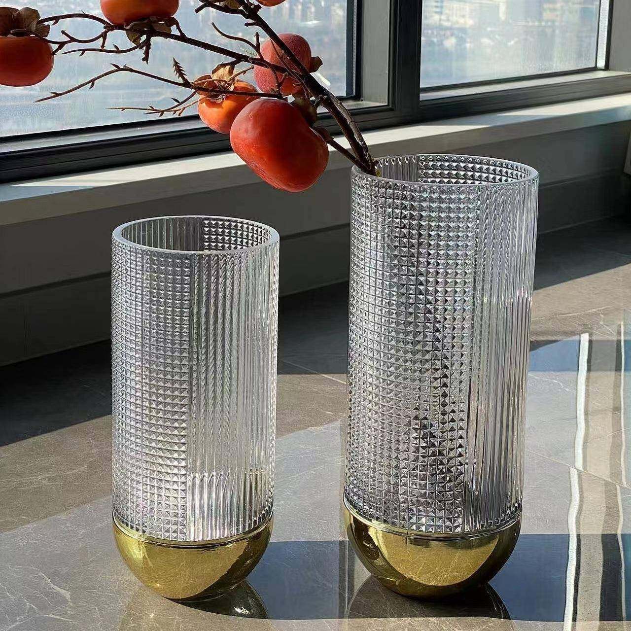 HJM-现代轻奢电镀金圆筒玻璃花瓶简约摆件玄关茶几客厅家居装饰品,机械设备,其他机械设备,淘宝优惠券,粉丝福利购,淘宝优惠卷