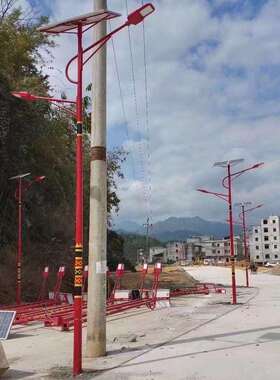 户外太阳能路灯6米太阳能路灯8米40W太阳能LED路灯