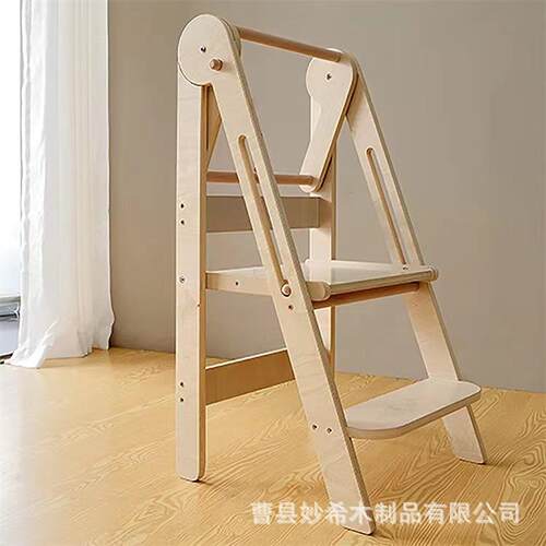 儿童洗手凳宝宝洗手台阶增高凳可折叠厨房帮手幼儿凳实木学习塔