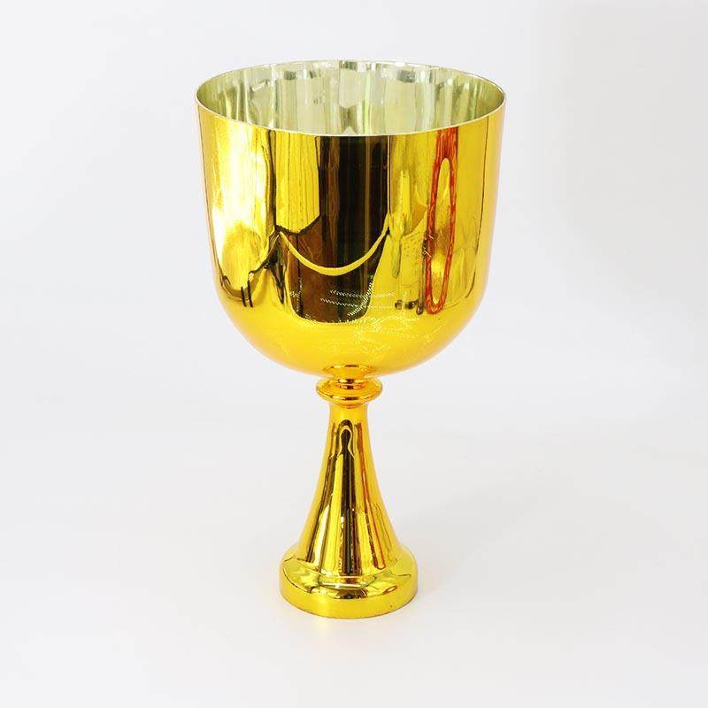 金色新款石英水晶唱歌碗手持圣杯用于声音冥想和愈合圣杯颂钵