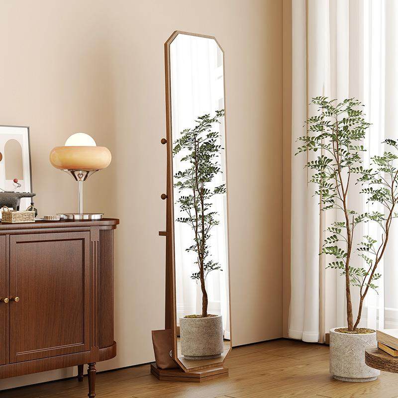 中古风旋转全身镜家用女生卧室客厅带衣帽架置物架一体异形落地镜,工业油品/胶粘/化学/实验室用品,其他实验室设备,淘宝优惠券,粉丝福利购,淘宝优惠卷