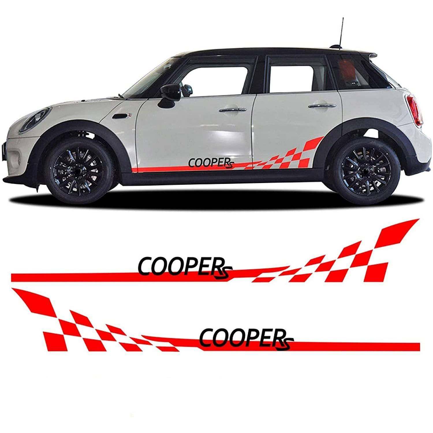 适用于MiniR55R56R57R59R60R61F54F55F56F60侧裙车贴纸