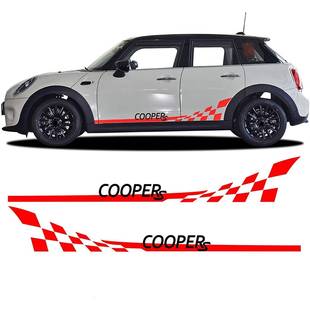 适用于MiniR55R56R57R59R60R61F54F55F56F60侧裙车贴纸