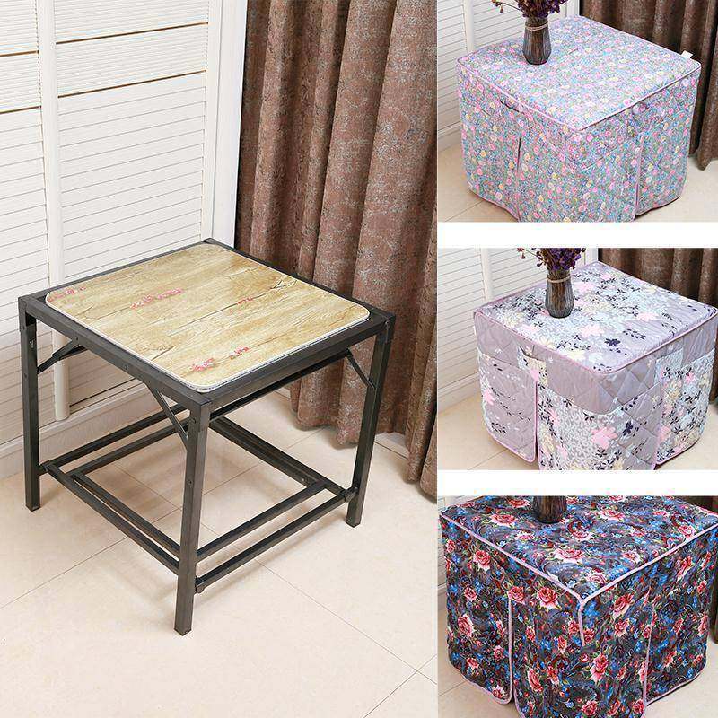 新款可折叠烤火架四方烤火桌子罩套家用吃饭桌烤火炉取暖桌正,鲜花速递/花卉仿真/绿植园艺,割草机/草坪机,淘宝优惠券,粉丝福利购,淘宝优惠卷