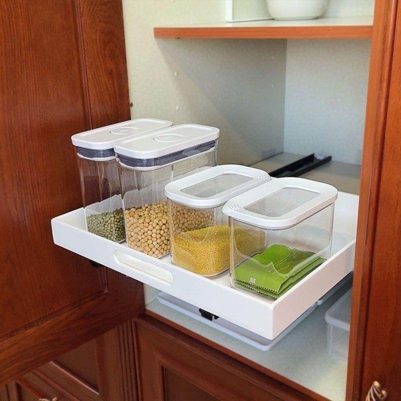 橱柜抽屉亚克力厨房托盘长方形底部免钉抽拉滑轨橱收纳篮悬空,纺织面料/辅料/配套,纺织机械配件,淘宝优惠券,粉丝福利购,淘宝优惠卷